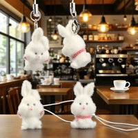 Velvet Hopper Soft Bunny Charm