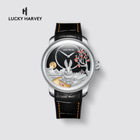 Lucky Harvey Lunar Harmony Jade Rabbit Kinetic Automaton Watch