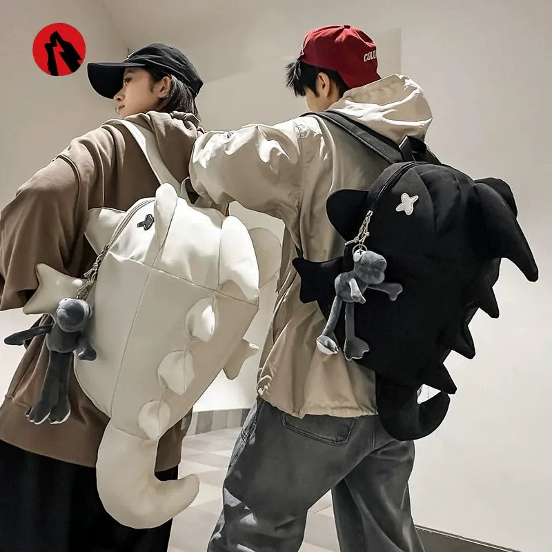 Streetwear Monster Shark Plush Backpack