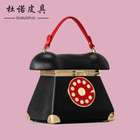 Retro-Dial Landline Luxe Vintage Telephone Handbag