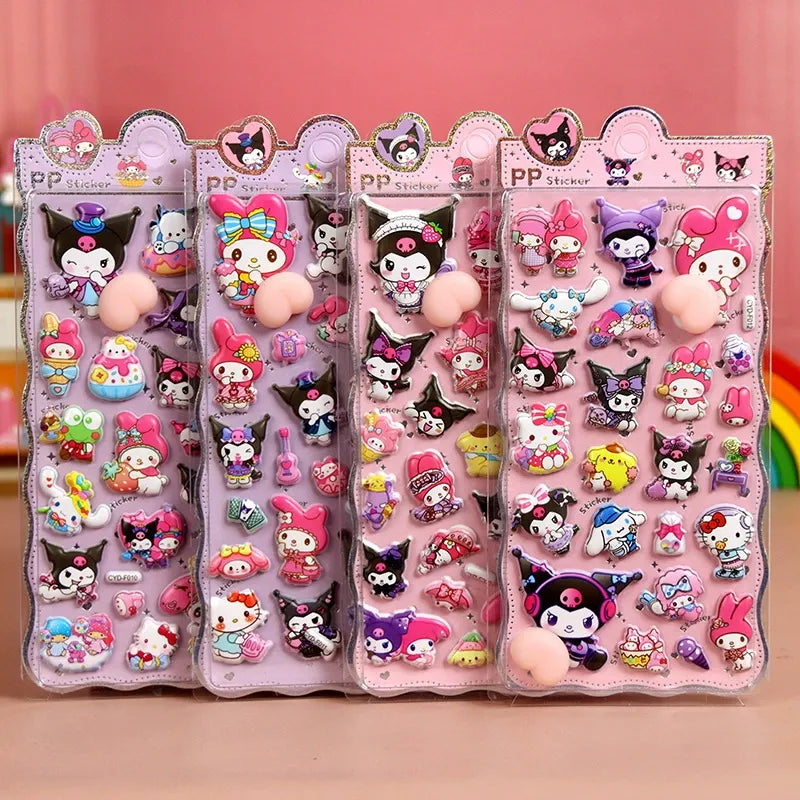 Sanrio Puffy Bum Bum Deco Stickers