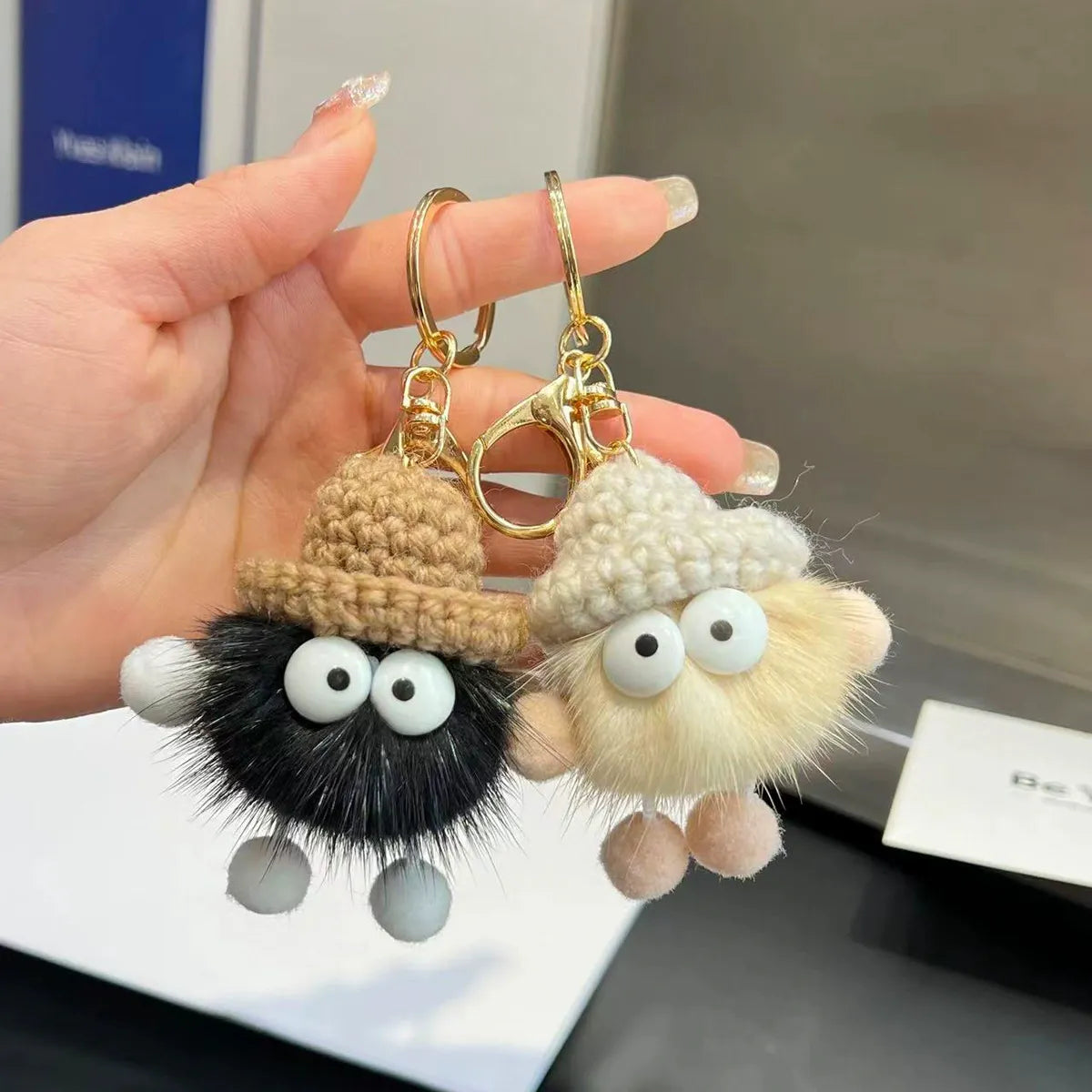 Soot Sprite Snuggles Plush Keychain