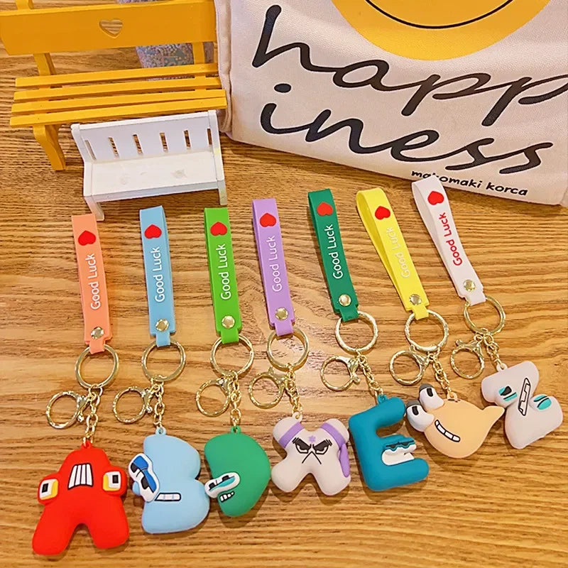 Alphabet Lore Letter Keychains