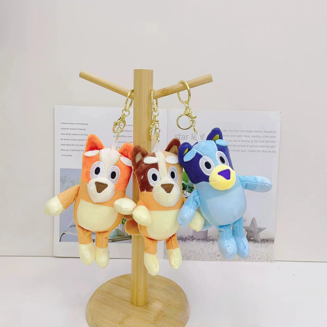 Bluey & Bingo Heeler Sisters Keychain