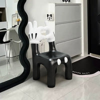 Vintage Mickey Heart-Glove Low Vanity Chair