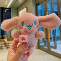 Cherry Blossom Cinnamoroll Plush Keychain