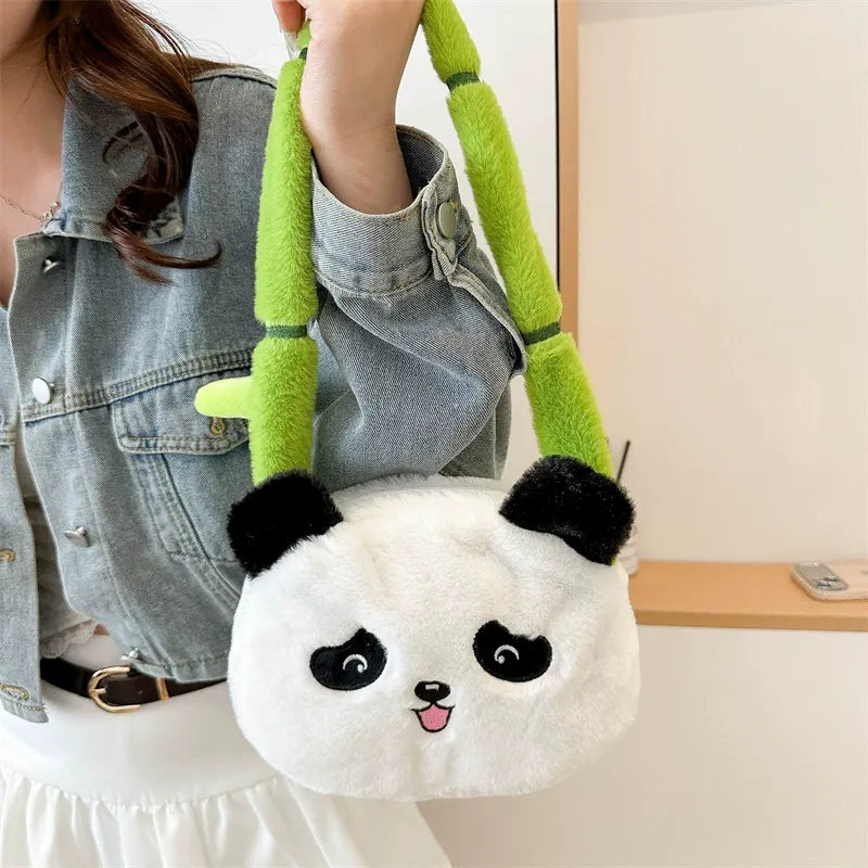 Bamboo Carry Panda Plush Bag
