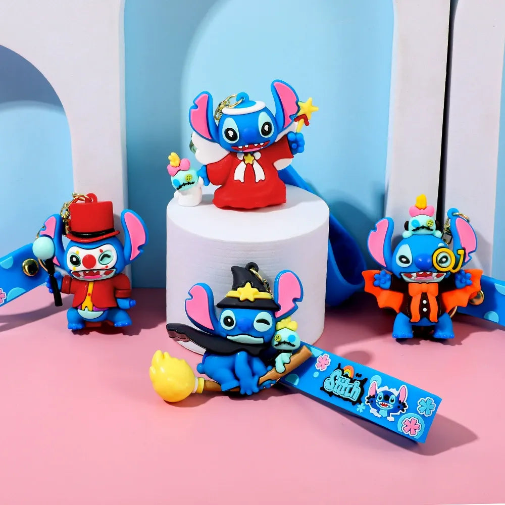 Stitch Halloween Paradise 3D Keychain
