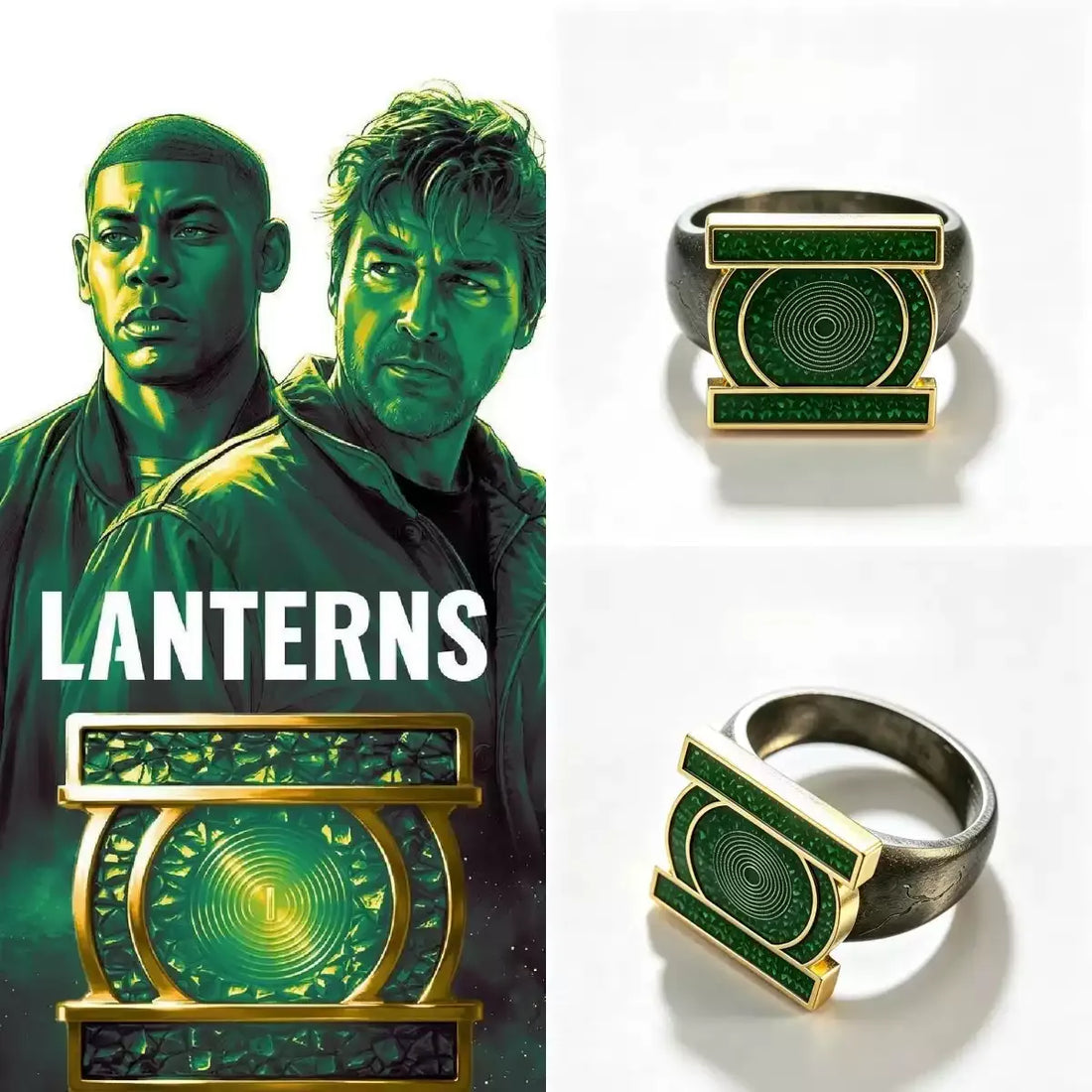 Lanterns Power Ring Adjustable Cosplay Signet