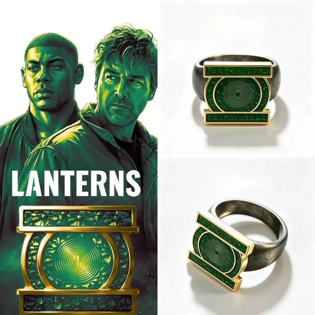 Lanterns Power Ring Adjustable Cosplay Signet