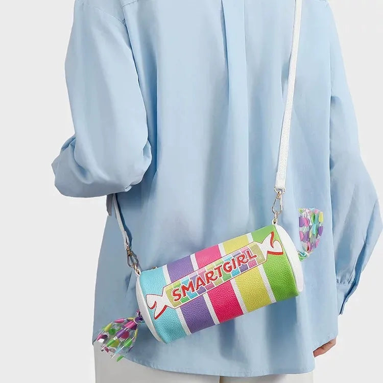 Berry-Sweet Smart Girl Candy Cylinder Bag