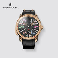 Lucky Harvey Three Kings Poker Kinetic Mechanical Watch
