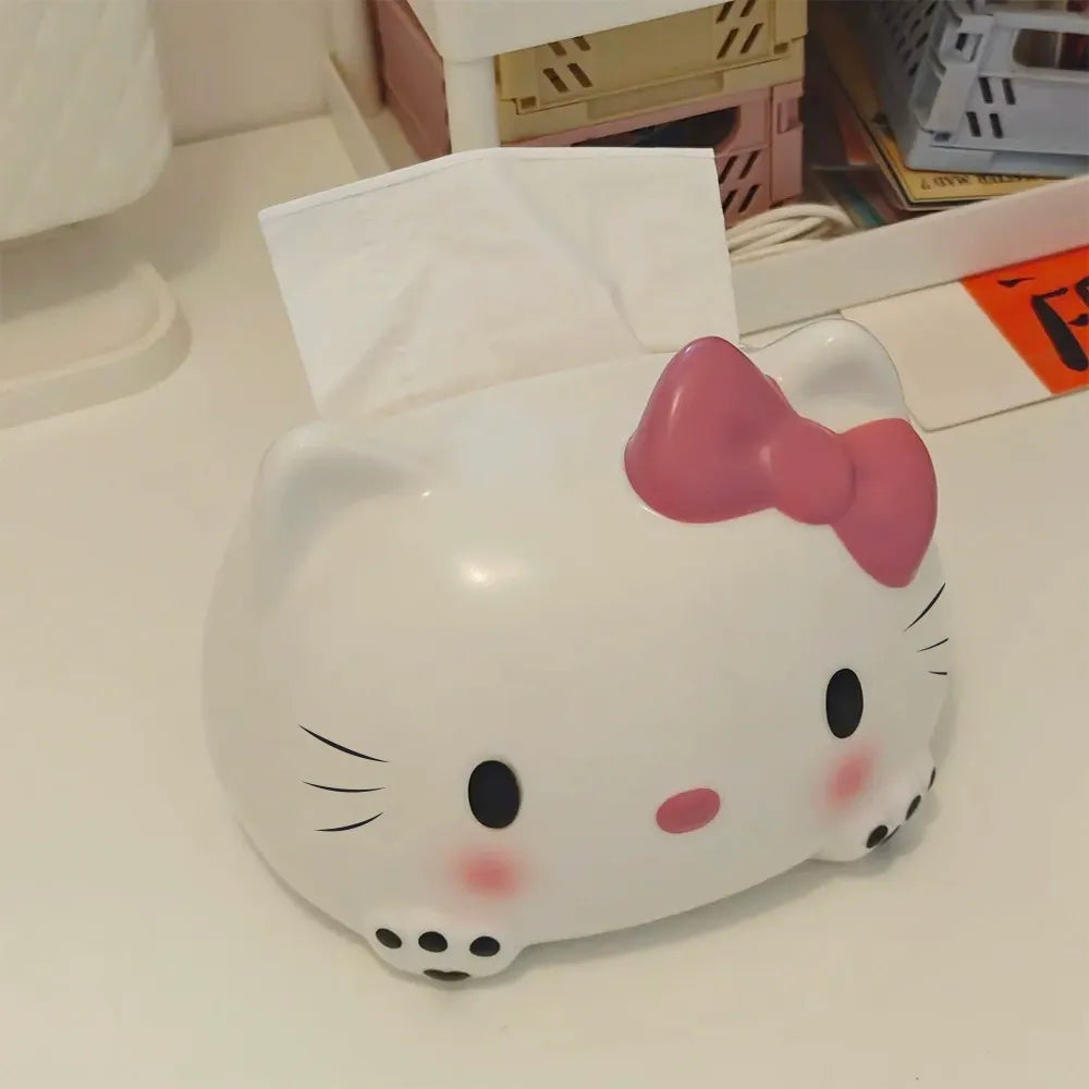 Hello Kitty Kawaii Head Tissue Box
