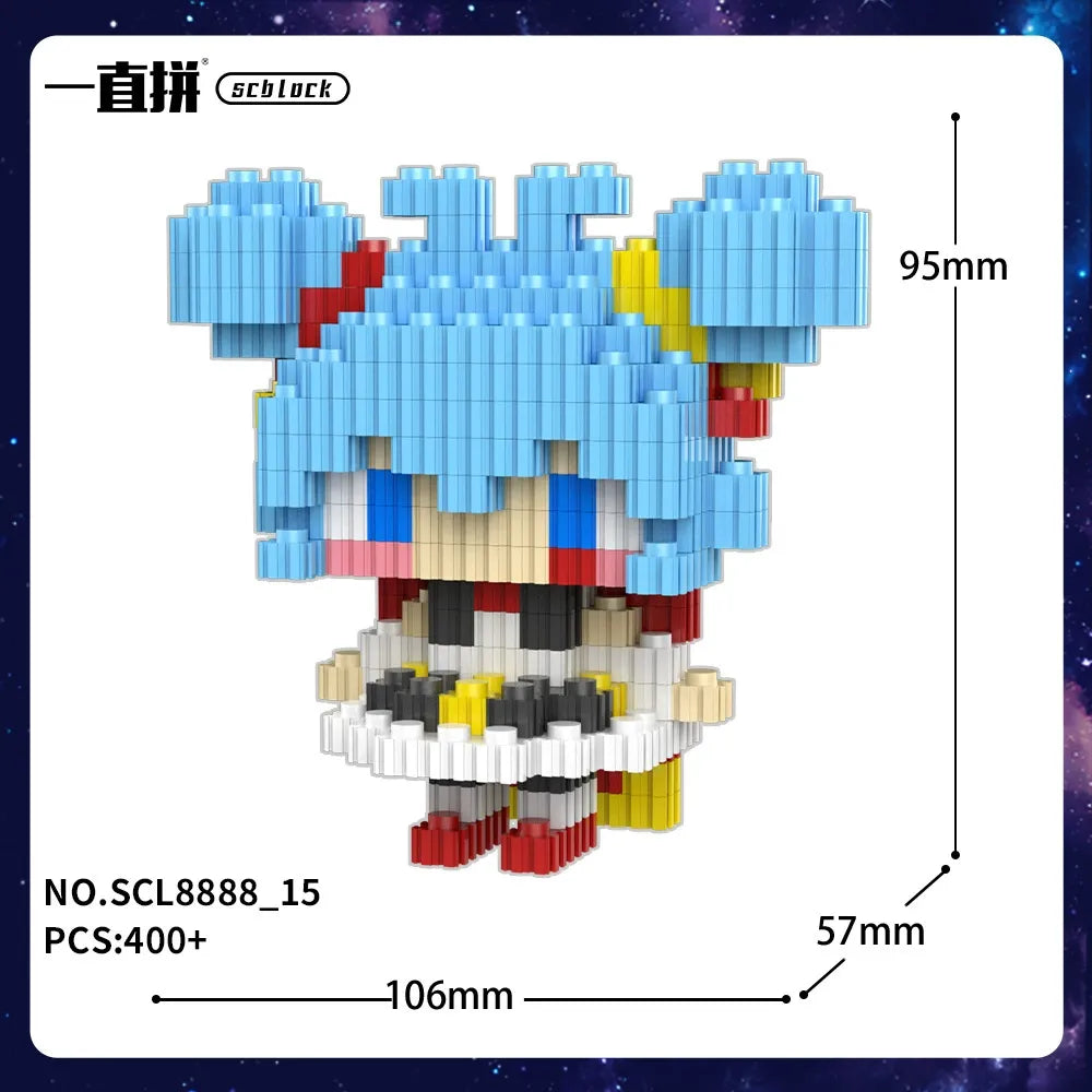 Hatsune Miku Digital Diva SCL8888 3D Chibi Blocks