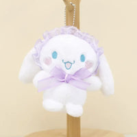 Frilly Friend Cinnamoroll Plush Keychain