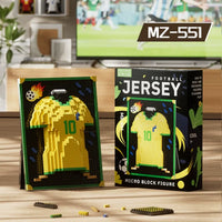 World Cup Legends Micro-Particle Football Jersey Building Blocks