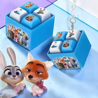 Zootopia 2 Interactive 4-Key Voice & LED Keychain