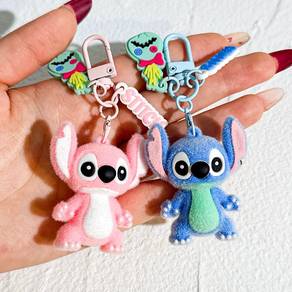 Cosmic Alien Fuzzy Feels Keychain