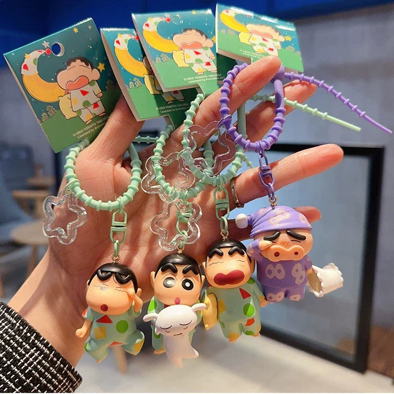 Genuine Shinchan Pajama Party Keychain