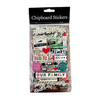 Aesthetic Chipboard Journal Stickers