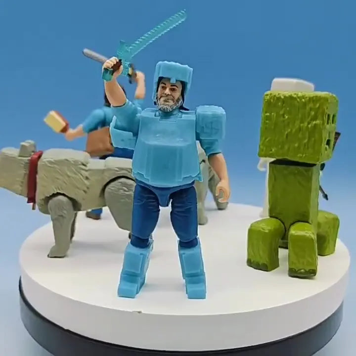 Minecraft Movie Posable Action Figures