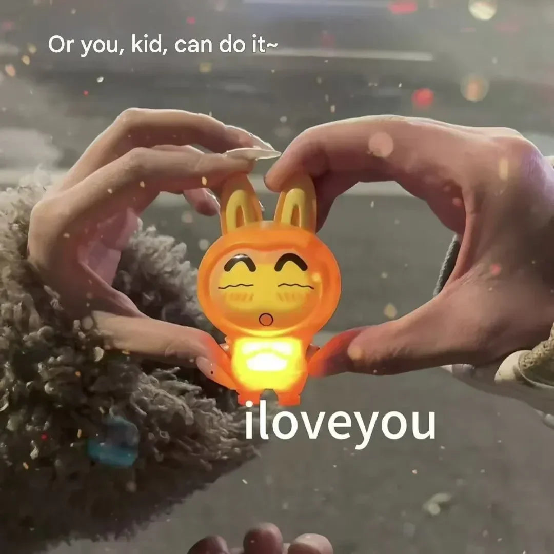 Magic Message I Love You Keychain