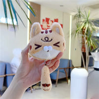 Stretchy Tail Cat Plush Keychain