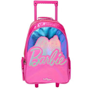 SMGL Barbie Pink Wheeled Trolley Backpack
