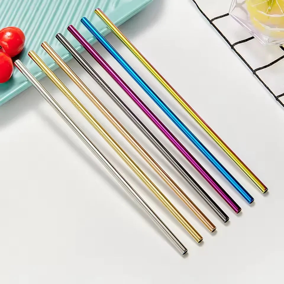 Vibrant Metal Straw Set for Stanley Cup (Pack of 2)