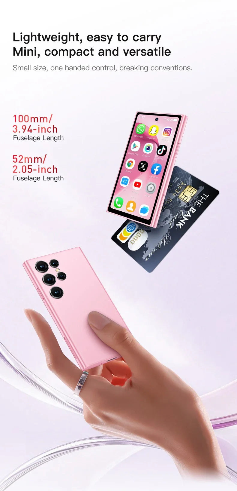 S26 Pro Apex Android Mini Smartphone