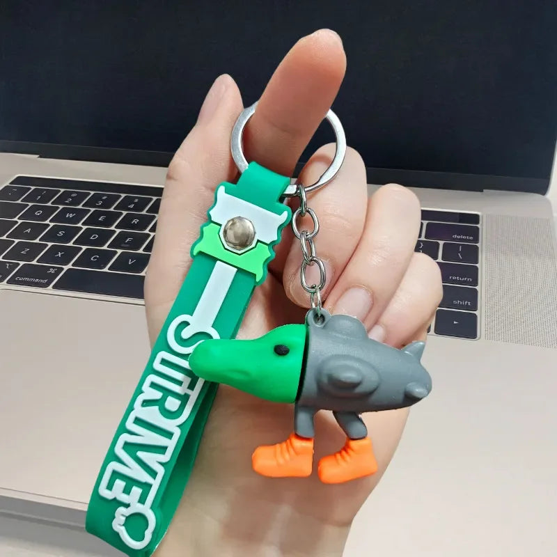 Brainrot Meme Riot Keychain