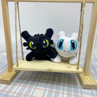 Fury Unleashed Dragon Plush Keychain