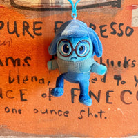 Inside Out Sadness Plush Keychain