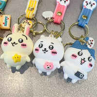Chiikawa Crew Silicone Keychain