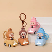 Labubu Cruise Moving Car Keychain