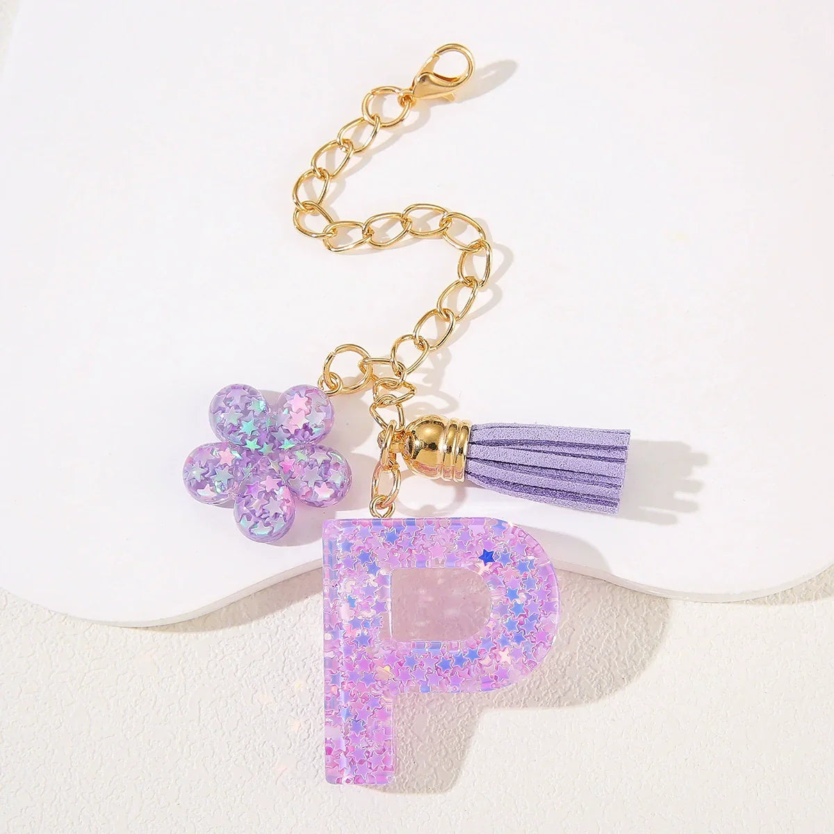 Butterfly Liquid Luxe Letter Charm