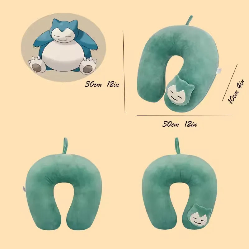 Pokemon Snorlax Deep-Sleep Travel Neck Pillow
