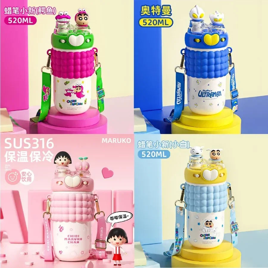 Character Quench Thirst Fun Insulated Bottle (520 ml)