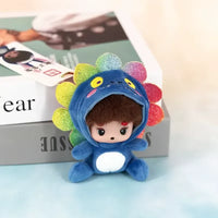 Monchhichi Menagerie Hooded Plush Keychain