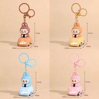 Labubu Cruise Moving Car Keychain