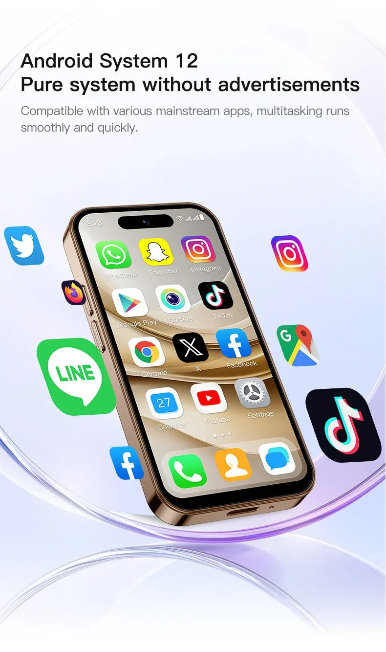 i17 Pro Mini Functional Smartphone