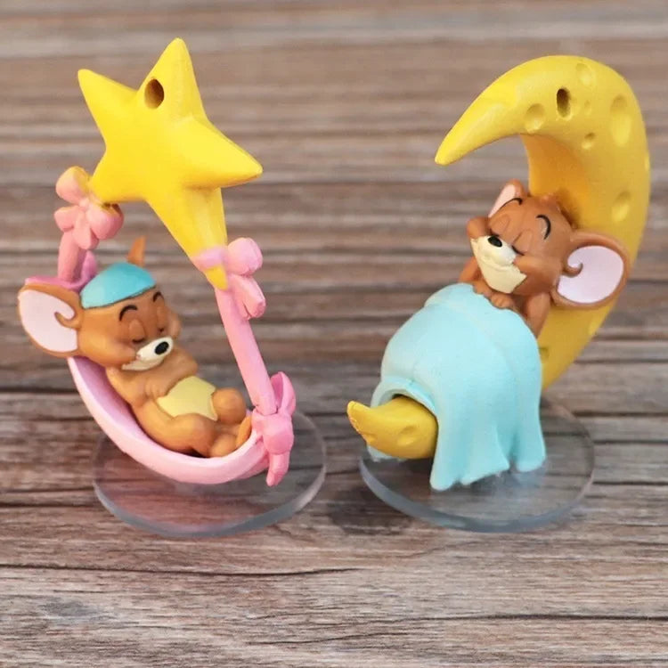 Tom and Jerry Mini Sleeping Figurines (Set of 5)