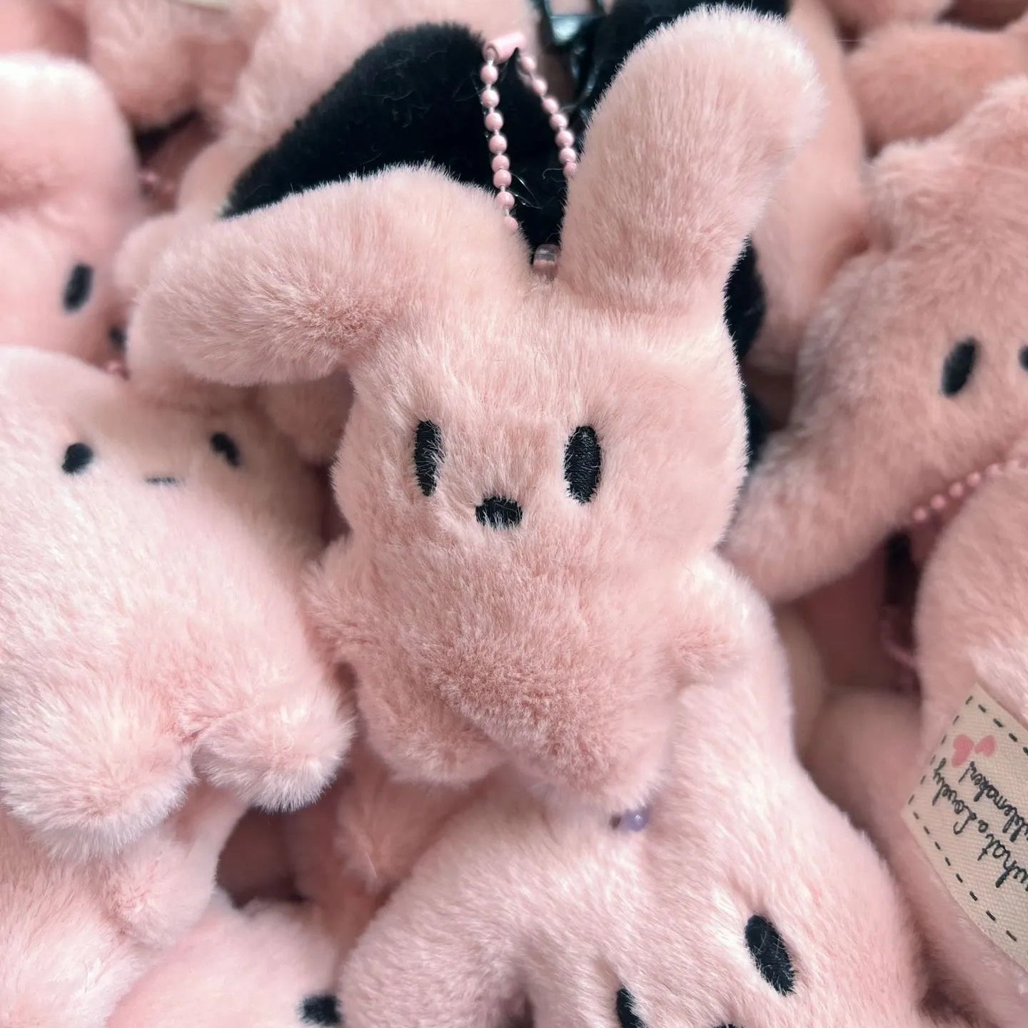 Sugar and Spice Bunny Plush Keychain