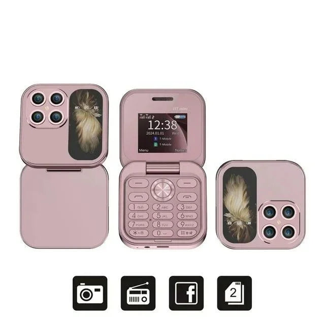 AtomFlip i17 Mini Folding Phone