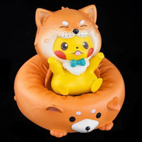 Pokimoen Pikachu Dog Party Figurine (13 cm)