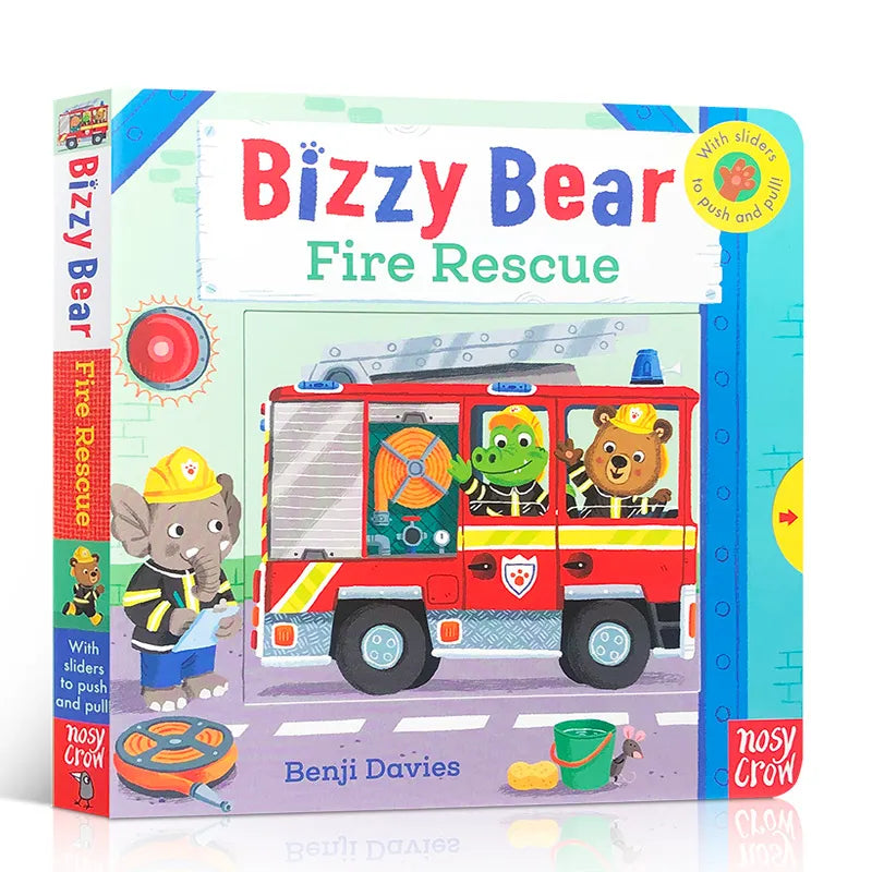 Bizzy Bear Interactive Push-Pull Board Book Collection