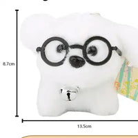 Spectacled Poodle Companion Keychain