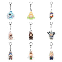 Labubu Flat Friends 2D Keychain