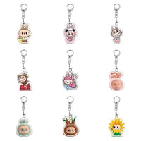 Labubu Flat Friends 2D Keychain