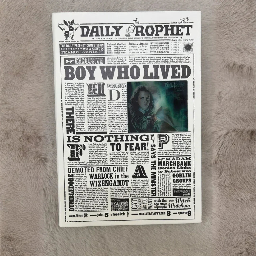 Harry Potter Daily Prophet BWL Picture Changing Notebook